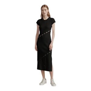 NWT Rag & Bone Black Eden Viscose Dress, Size S